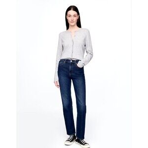 Gap Women's Jeans High Rise '90s Straight Size 27/4 Dark Indigo 728815 NWT